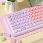 Lily of The Valley 104+34 / 54 MDA / Cherry Profile Keycap Set Cherry MX PBT Dye-subbed for Mechanical Gaming Keyboard